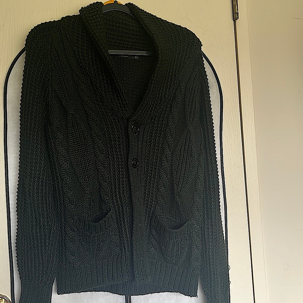 Small black cardigan